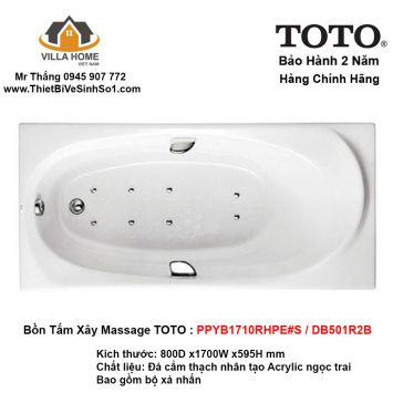 Bồn Tắm TOTO PPYB1710RHPE#S-DB501R2B