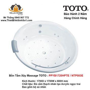 Bồn Tắm TOTO PPYB1720HPTE-NTP003E