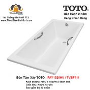 Bồn Tắm TOTO PAY1520HV-TVBF411