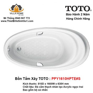 Bồn Tắm TOTO PPY1610HPTE#S