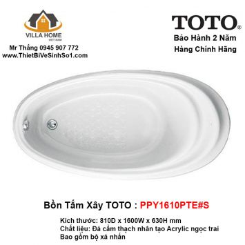 Bồn Tắm TOTO PPY1610PTE#S