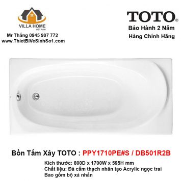 Bồn Tắm TOTO PPY1710PE#S-DB501R2B