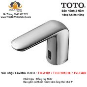 Vòi Lavabo Cảm Ứng TOTO TTLA101-TTLE101E2L-TVLF405