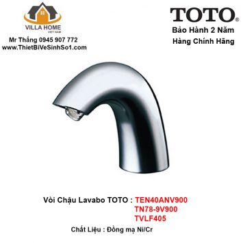 Vòi Lavabo Cảm Ứng TOTO TEN40ANV900-TN78-9V900-TVLF405