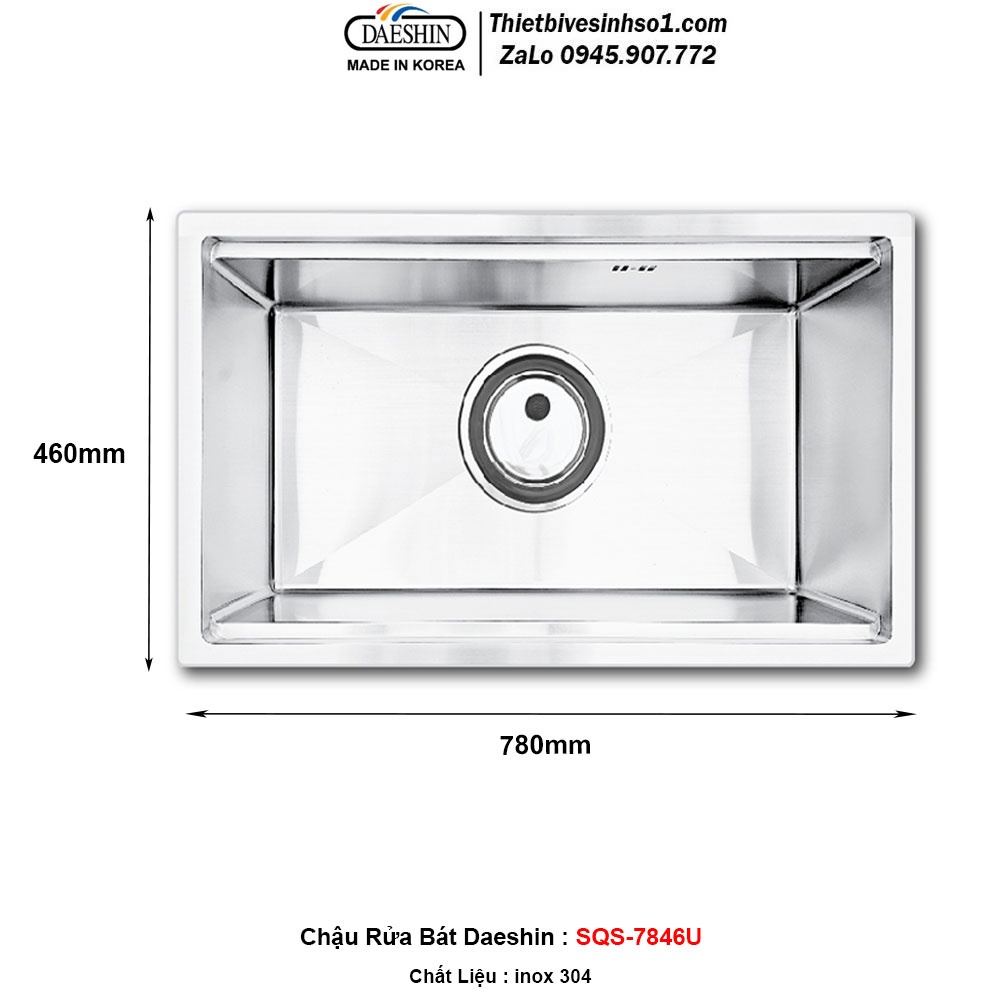 Chậu Rửa Bát Daeshin SQS-7846U