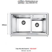 Chậu Rửa Bát Daeshin SQS-8245T