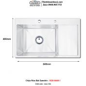 Chậu Rửa Bát Daeshin SQS-8448-1