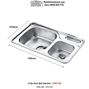 Chậu Rửa Bát Daeshin PSD-780