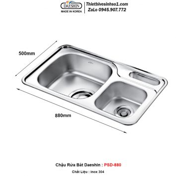 Chậu Rửa Bát Daeshin PSD-880