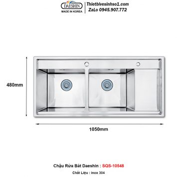 Chậu Rửa Bát Daeshin SQS-10548