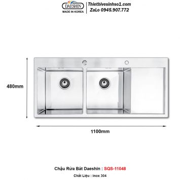 Chậu Rửa Bát Daeshin SQS-11048