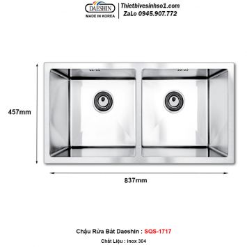 Chậu Rửa Bát Daeshin SQS-1717