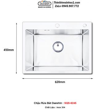 Chậu Rửa Bát Daeshin SQS-6245