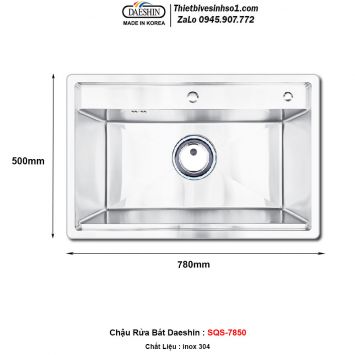 Chậu Rửa Bát Daeshin SQS-7850