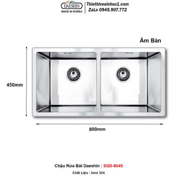 Chậu Rửa Bát Daeshin SQS-8045