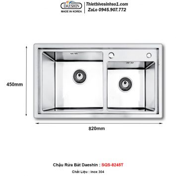 Chậu Rửa Bát Daeshin SQS-8245T