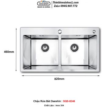 Chậu Rửa Bát Daeshin SQS-8246