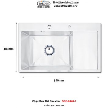 Chậu Rửa Bát Daeshin SQS-8448-1