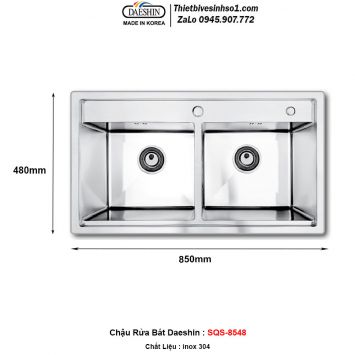 Chậu Rửa Bát Daeshin SQS-8548