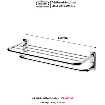 Giá Treo Khăn 2 Tầng Daeshin VA-500-ST