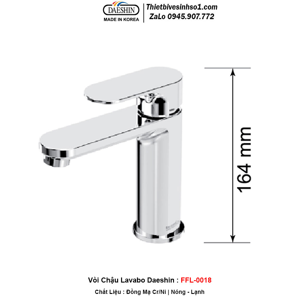 Vòi Lavabo Daeshin FFL-0018