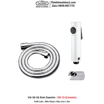 Vòi Xịt Toilet Daeshin DX-13-(Ceramic)
