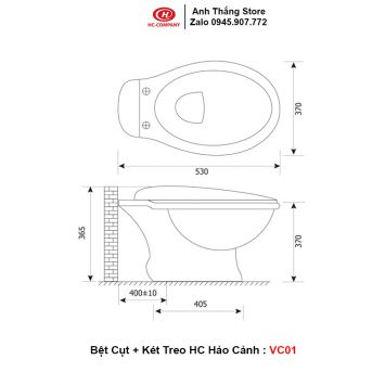 Bệt Cụt HC Hảo Cảnh VC01