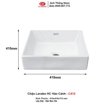 Chậu Lavabo Bàn Đá HC C412