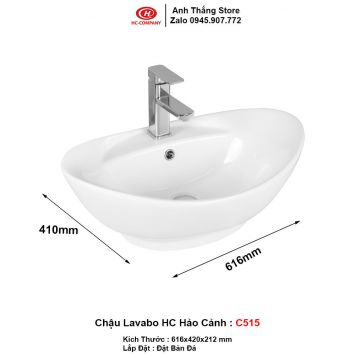 Chậu Lavabo Bàn Đá HC C515