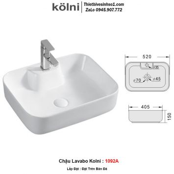 Chậu Lavabo Kolni 1092A