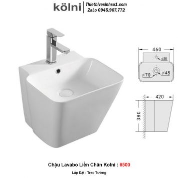Chậu Lavabo Kolni 6500