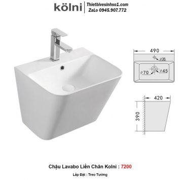 Chậu Lavabo Kolni 7200
