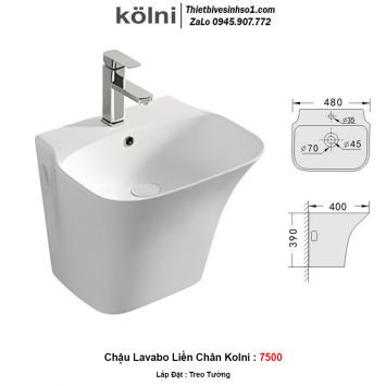 Chậu Lavabo Kolni 7500