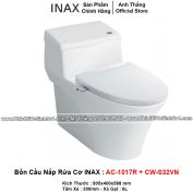 Bồn Cầu Nắp Rửa Cơ INAX AC-1017R+CW-S32VN