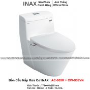 Bồn Cầu Nắp Rửa Cơ INAX AC-909R+CW-S32VN