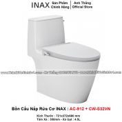 Bồn Cầu Nắp Rửa Cơ INAX AC-912+CW-S32VN