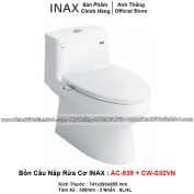 Bồn Cầu Nắp Rửa Cơ INAX AC-939+CW-S32VN