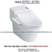 Bồn Cầu Nắp Điện Tử INAX AC-1008R+CW-H18VN