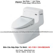 Bồn Cầu Nắp Điện Tử INAX AC-1135+CW-KB22AVN