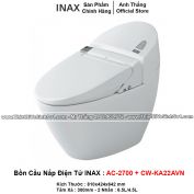 Bồn Cầu Nắp Điện Tử INAX AC-2700+CW-KA22AVN