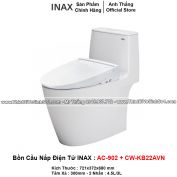 Bồn Cầu Nắp Điện Tử INAX AC-902+CW-KB22AVN
