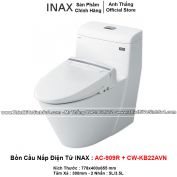 Bồn Cầu Nắp Điện Tử INAX AC-909R+CW-KB22AVN