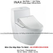Bồn Cầu Nắp Điện Tử INAX AC-919R+CW-H18VN
