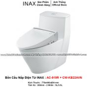 Bồn Cầu Nắp Điện Tử INAX AC-919R+CW-KB22AVN