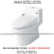 Bồn Cầu Nắp Điện Tử INAX AC-939+CW-KA22AVN