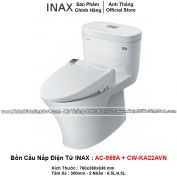 Bồn Cầu Nắp Điện Tử INAX AC-959A+CW-KA22AVN