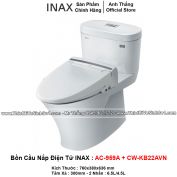 Bồn Cầu Nắp Điện Tử INAX AC-959A+CW-KB22AVN