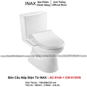 Bồn Cầu Nắp Điện Tử INAX AC-514A+CW-H18VN