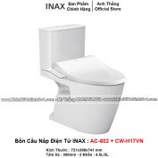 Bồn Cầu Nắp Điện Tử INAX AC-602+CW-H17VN
