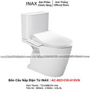 Bồn Cầu Nắp Điện Tử INAX AC-602+CW-H18VN